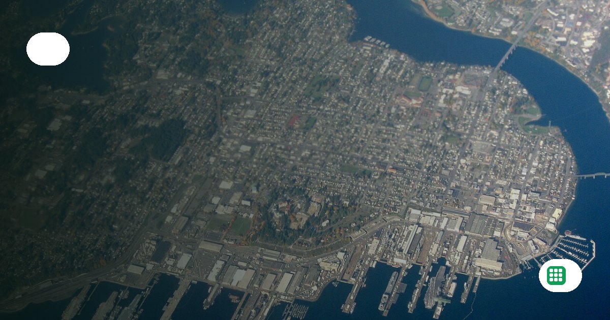 Bremerton ranks #113 of 284 for shortest commute in Washington